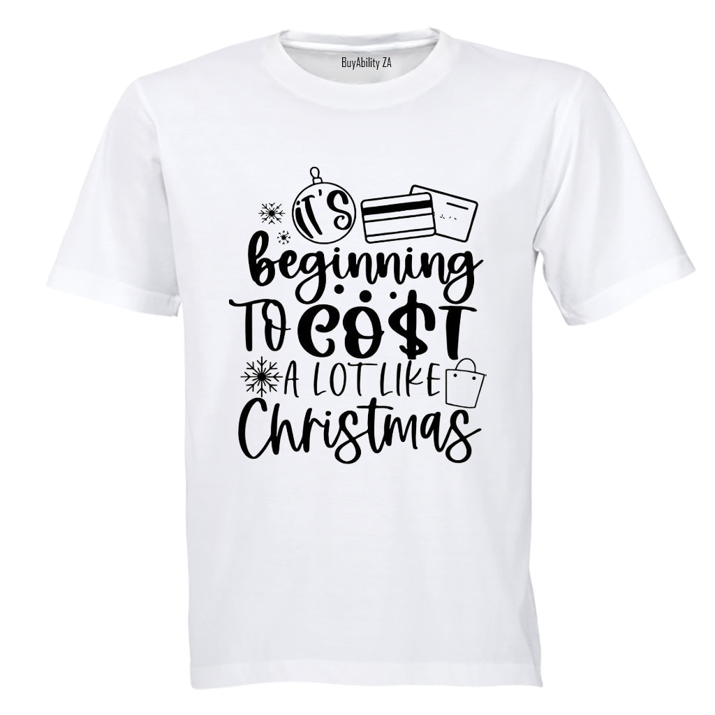 Cost A Lot - Christmas - Adults - T-Shirt