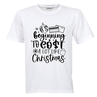 Cost A Lot - Christmas - Adults - T-Shirt