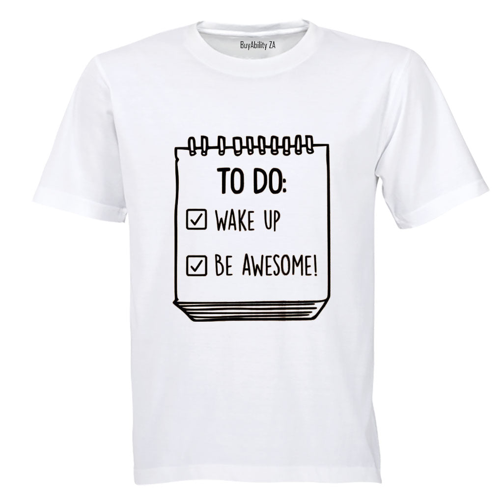 To Do - Be Awesome - Kids T-Shirt - BuyAbility South Africa