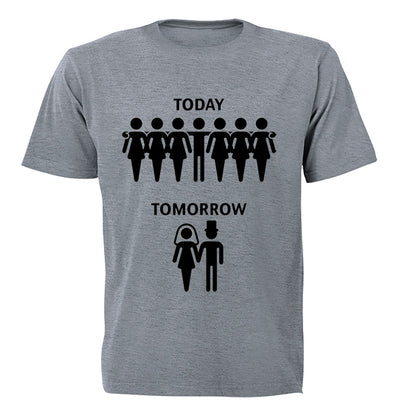 Today. Tomorrow. Groom - Adults - T-Shirt - BuyAbility South Africa