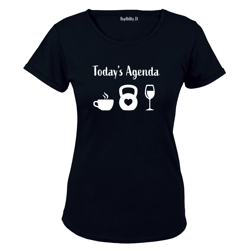 Today's Agenda - Gym - Ladies - T-Shirt