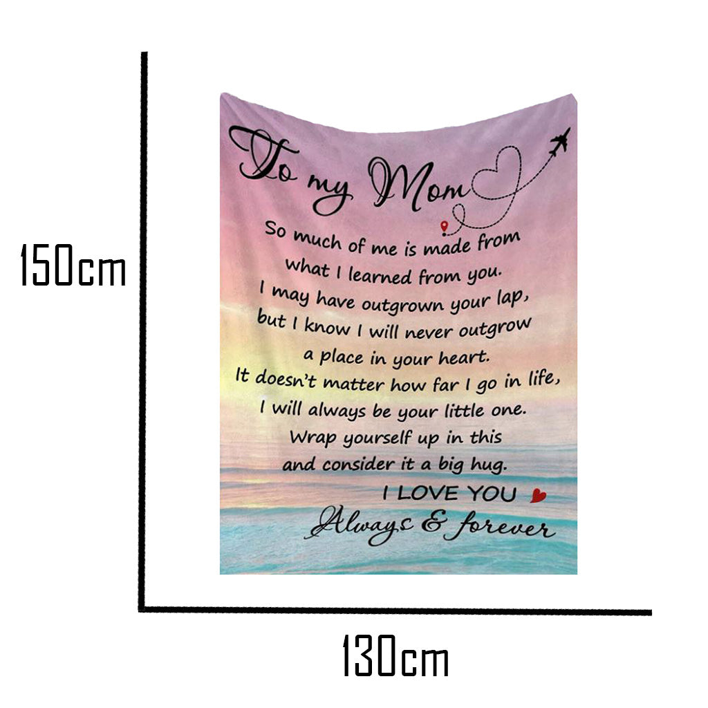 To My Mom - Large Novelty Blanket