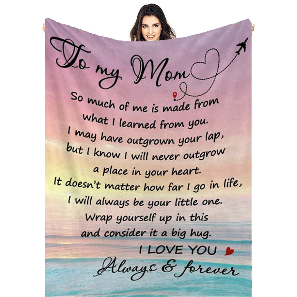 To My Mom - Large Novelty Blanket