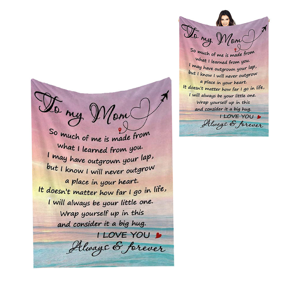 To My Mom - Large Novelty Blanket