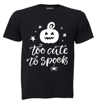 Too Cute to Spook - Pumpkin - Halloween - Kids T-Shirt