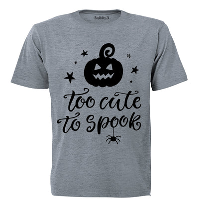 Too Cute to Spook - Pumpkin - Halloween - Kids T-Shirt