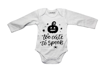 Too Cute to Spook - Pumpkin - Halloween - Baby Grow