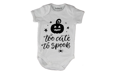 Too Cute to Spook - Pumpkin - Halloween - Baby Grow