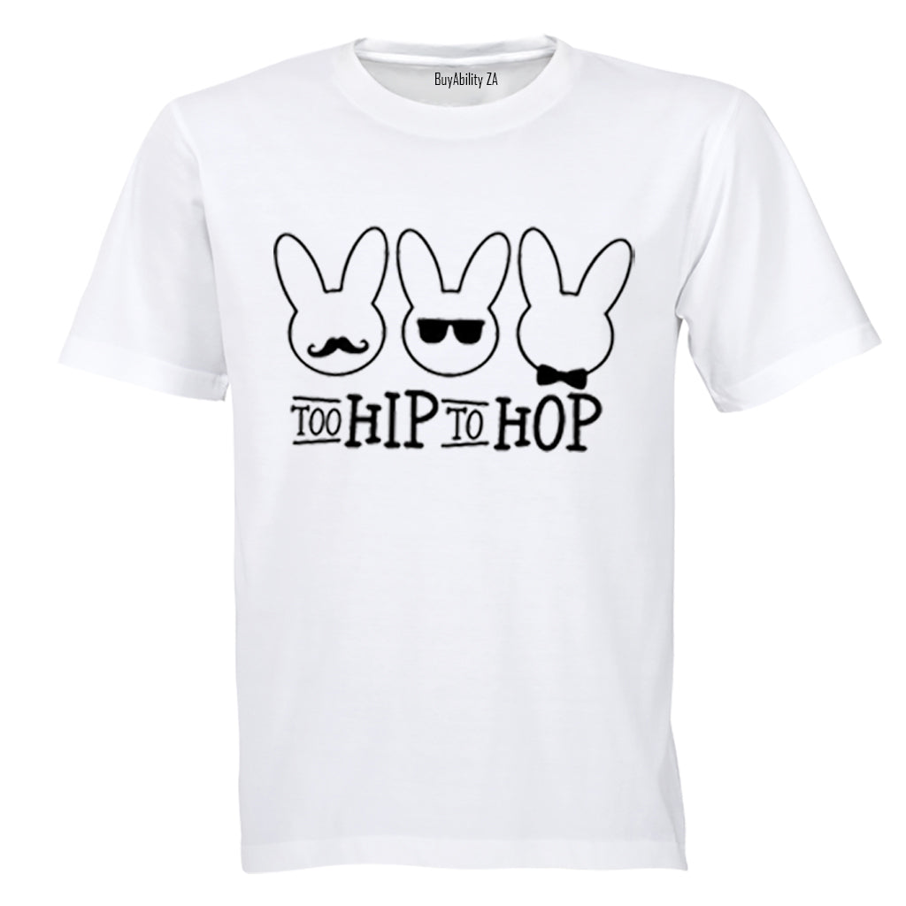 Too Hip to Hop - Easter - Adults - T-Shirt