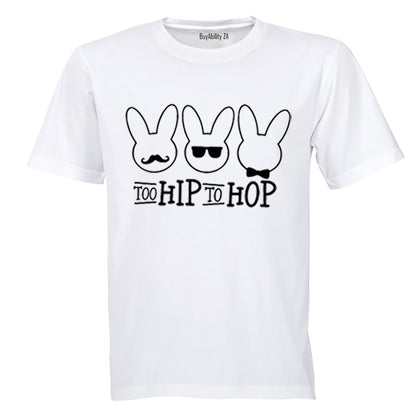 Too Hip to Hop - Easter - Adults - T-Shirt
