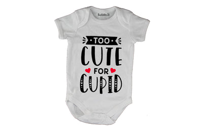 Too Cute for Cupid - Valentine - Baby Grow