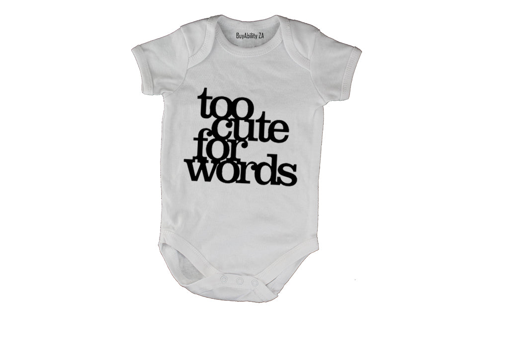 Too Cute for Words! - Baby Grow