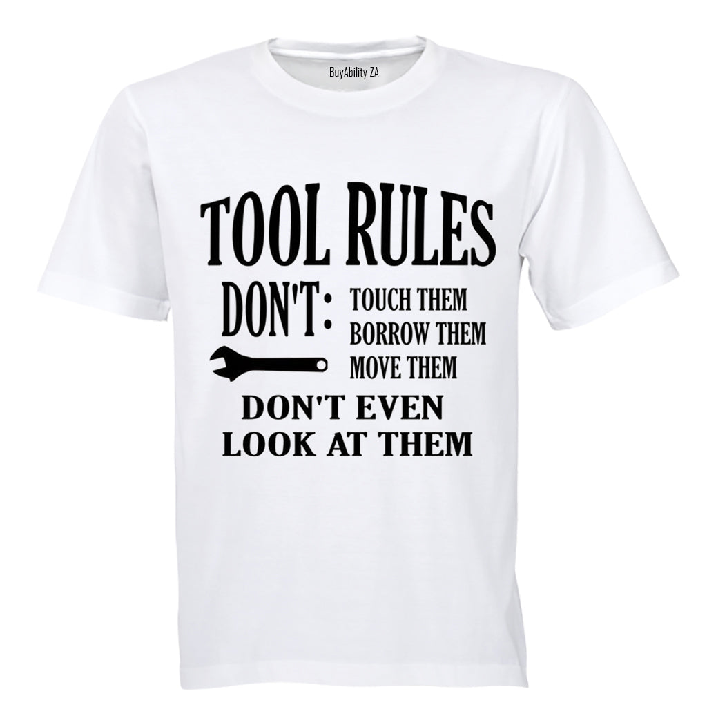 Tool Rules! - Adults - T-Shirt - BuyAbility