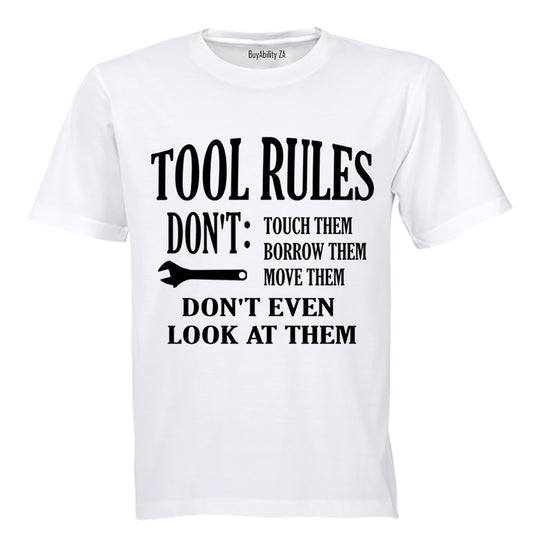 Tool Rules! - Adults - T-Shirt - BuyAbility