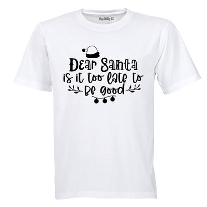 Too Late - Christmas - Kids T-Shirt