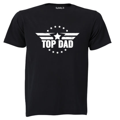 Top Dad - Stars - Adults - T-Shirt - BuyAbility