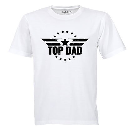 Top Dad - Stars - Adults - T-Shirt - BuyAbility