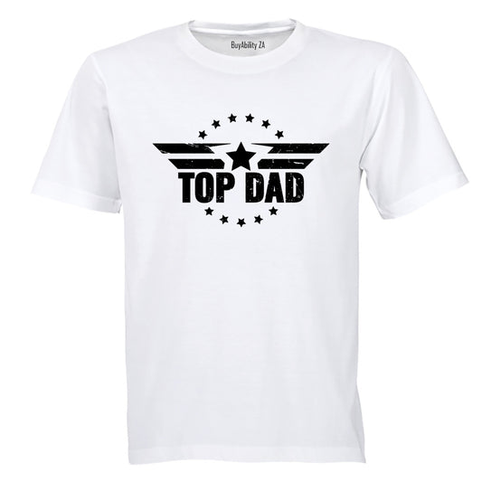 Top Dad - Stars - Adults - T-Shirt - BuyAbility