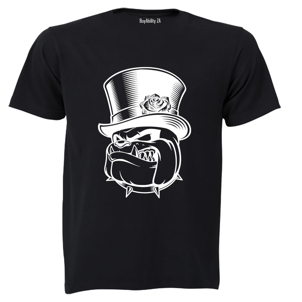Top Hat Bulldog - Adults - T-Shirt