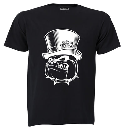Top Hat Bulldog - Adults - T-Shirt