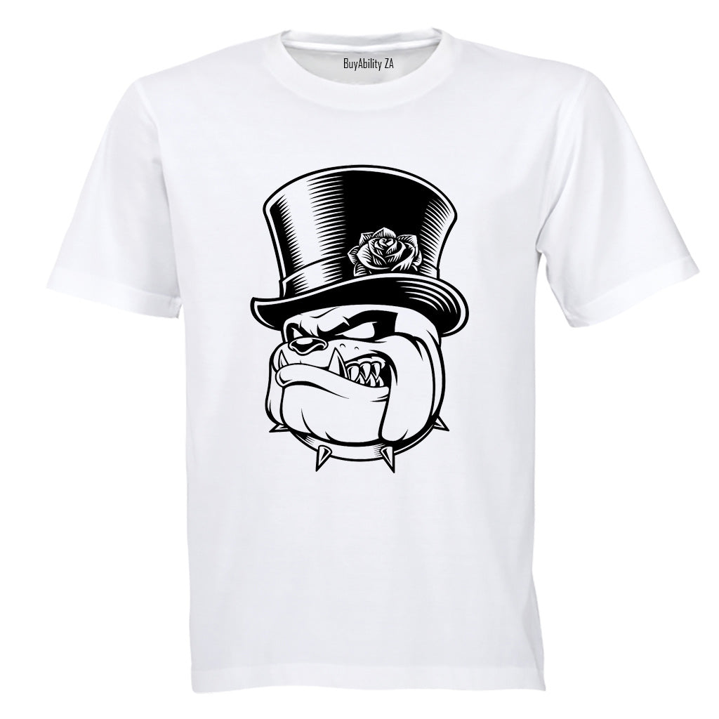 Top Hat Bulldog - Adults - T-Shirt