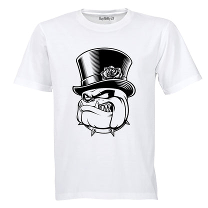 Top Hat Bulldog - Adults - T-Shirt