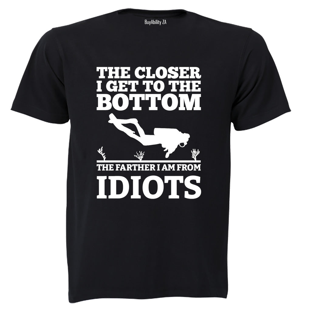 To The Bottom - Scuba - Adults - T-Shirt - BuyAbility South Africa