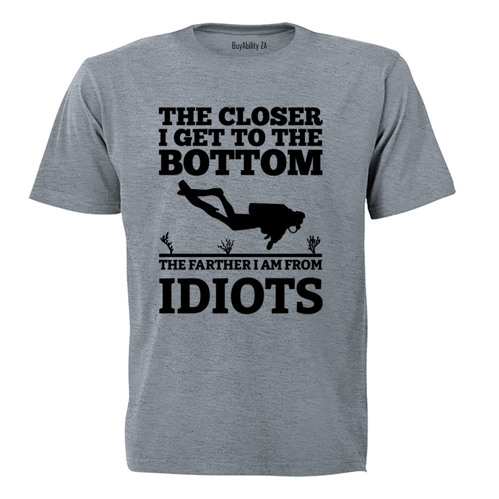 To The Bottom - Scuba - Adults - T-Shirt - BuyAbility South Africa