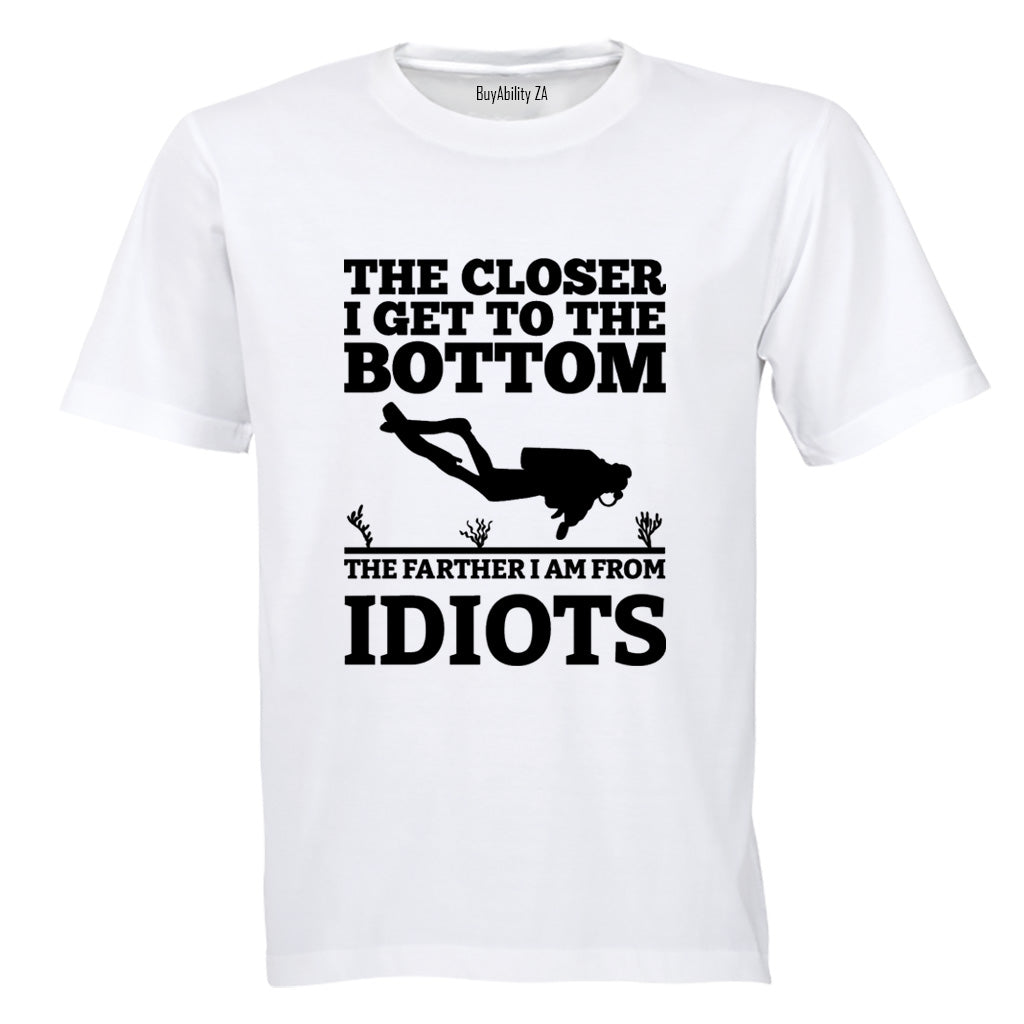 To The Bottom - Scuba - Adults - T-Shirt - BuyAbility South Africa