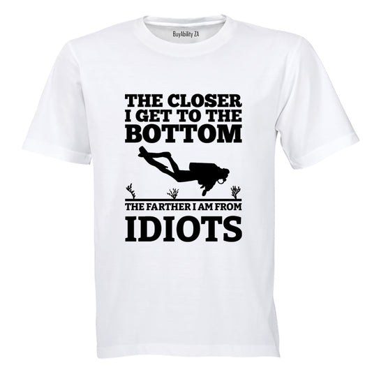 To The Bottom - Scuba - Adults - T-Shirt - BuyAbility South Africa