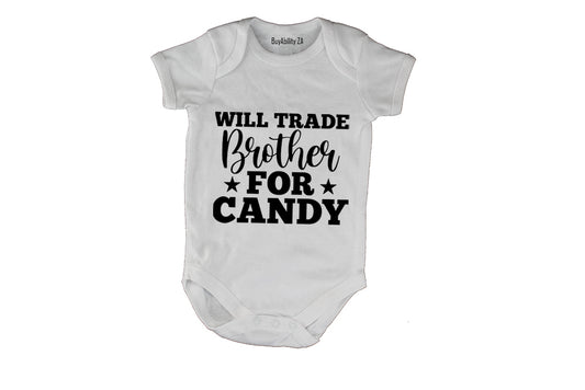 Trade Brother for Candy - Halloween - Baby Grow