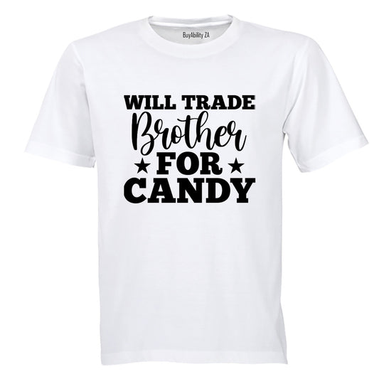 Trade Brother for Candy - Halloween - Kids T-Shirt