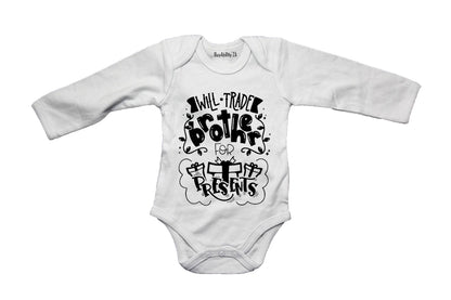 Trade Brother for Presents - Christmas - Baby Grow