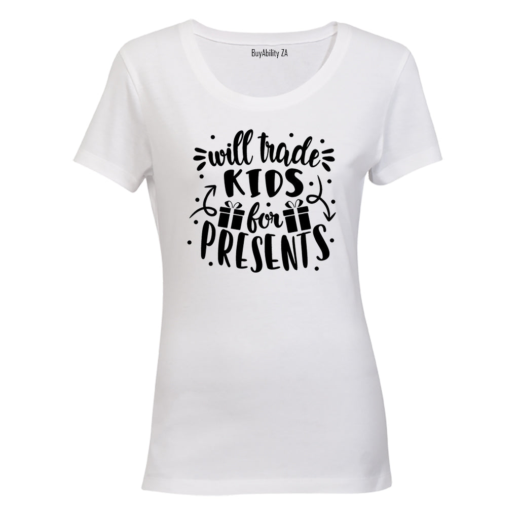 Trade Kids for Presents - Christmas - Ladies - T-Shirt