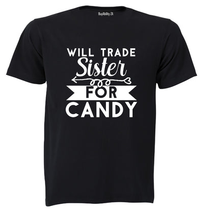 Trade Sister for Candy - Halloween - Kids T-Shirt