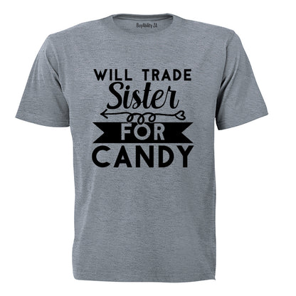 Trade Sister for Candy - Halloween - Kids T-Shirt