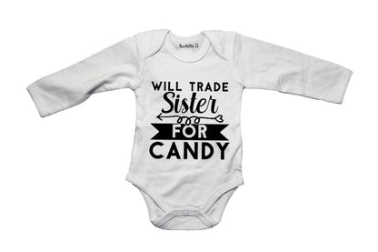 Trade Sister for Candy - Halloween - Baby Grow