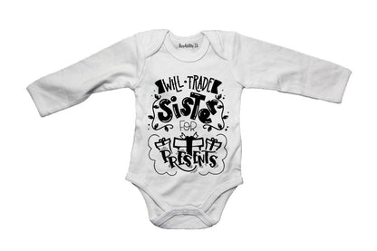 Trade Sister for Presents - Christmas - Baby Grow