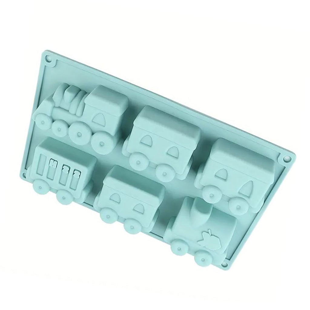 Silicone Train-Shaped Baking Mould - BuyAbility