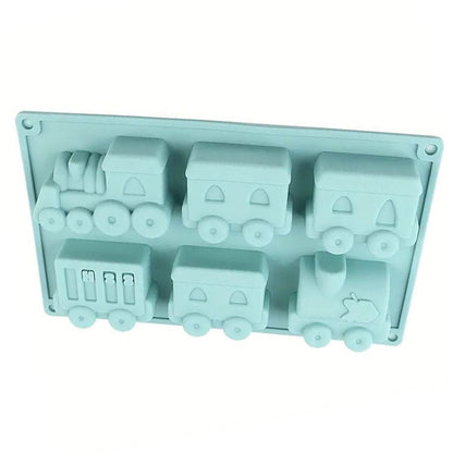Silicone Train-Shaped Baking Mould - BuyAbility