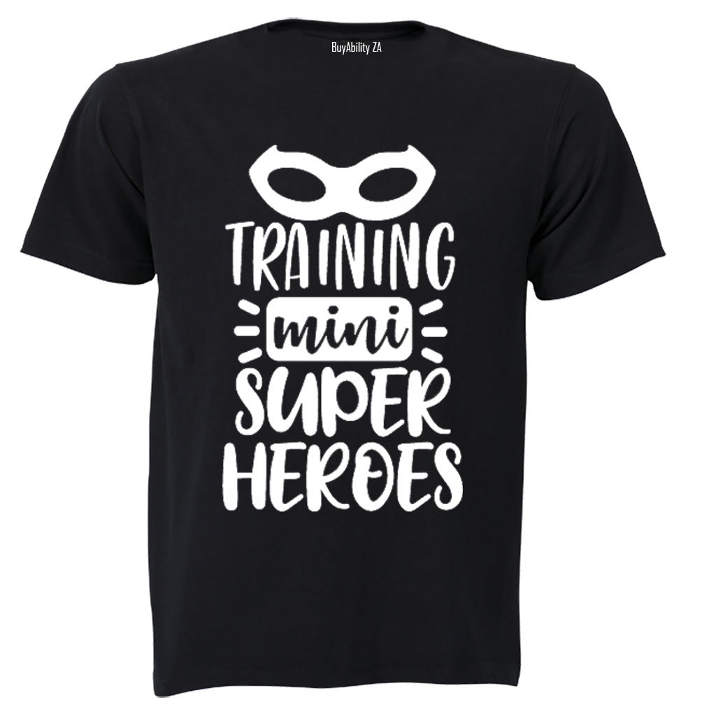 Training Mini Superheroes - Adults - T-Shirt - BuyAbility