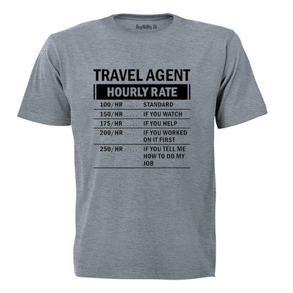 Travel Agent Rates - Adults - T-Shirt - BuyAbility South Africa