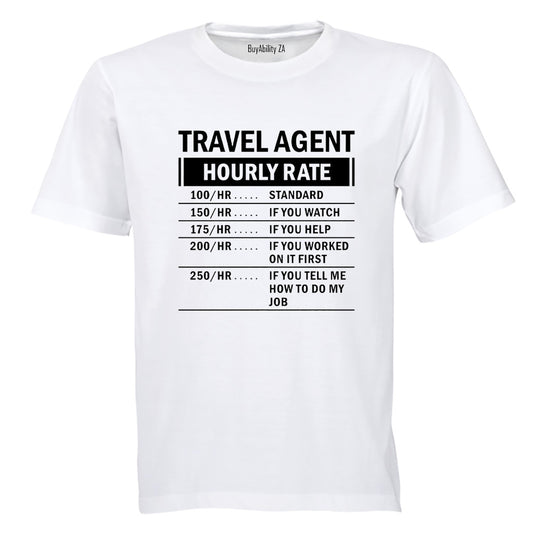Travel Agent Rates - Adults - T-Shirt - BuyAbility South Africa