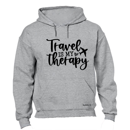 Travel is my Therapy - Hoodie - BuyAbility South Africa
