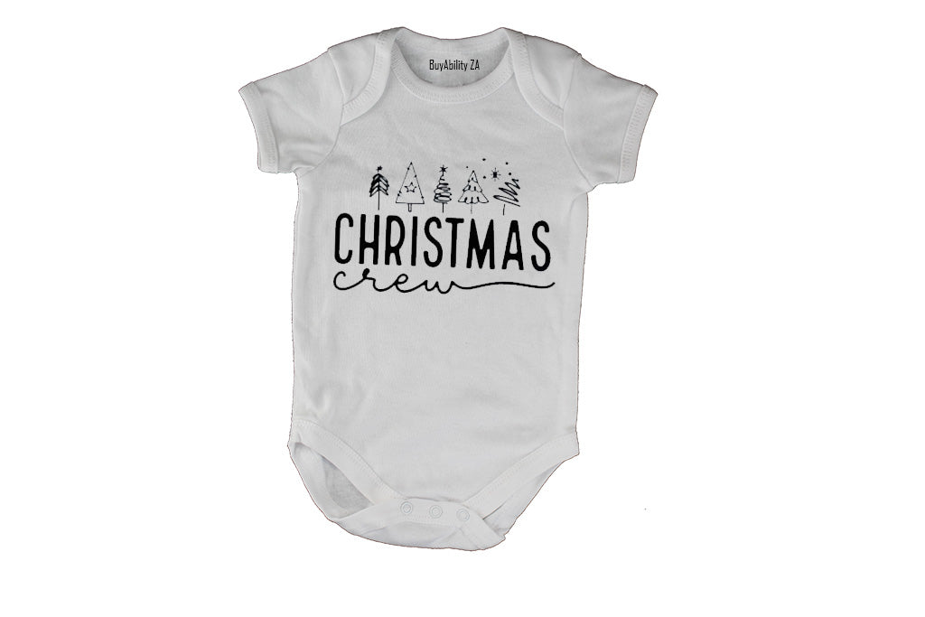 Trees - Christmas Crew - Baby Grow