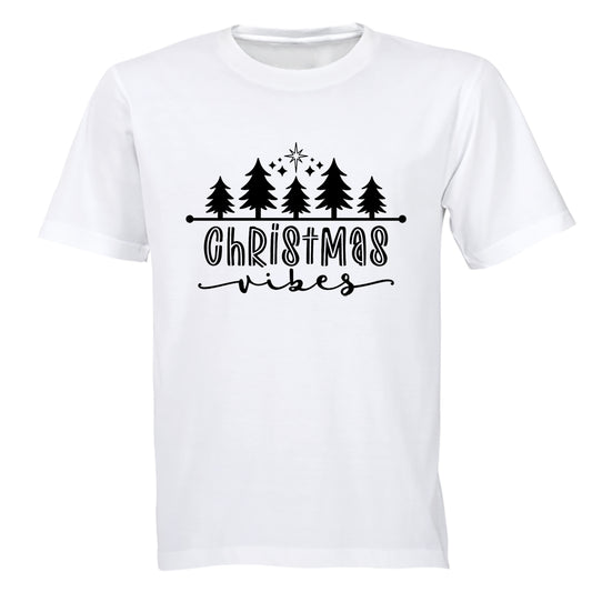 Trees - Christmas Vibes - Adults - T-Shirt - BuyAbility South Africa