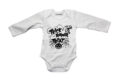 Trick RAWR Treat - Dino - Halloween - Baby Grow