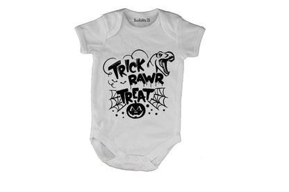 Trick RAWR Treat - Dino - Halloween - Baby Grow