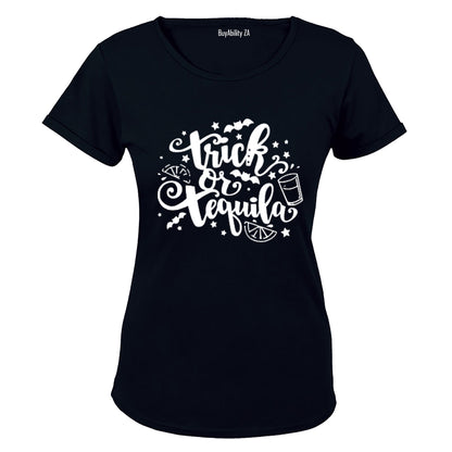 Trick or TEQUILA - Halloween Inspired - Ladies - T-Shirt