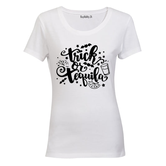 Trick or TEQUILA - Halloween Inspired - Ladies - T-Shirt